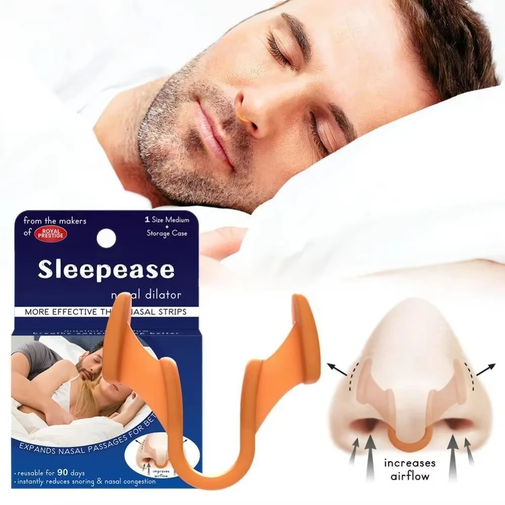 Anti Snore Contour Pillow - シリコン製、いびき防止鼻腔拡張器、鼻クリップ、いびきを抑える、呼吸を楽にする、睡眠の質を向上させる、鼻炎緩和、睡眠ケア用具