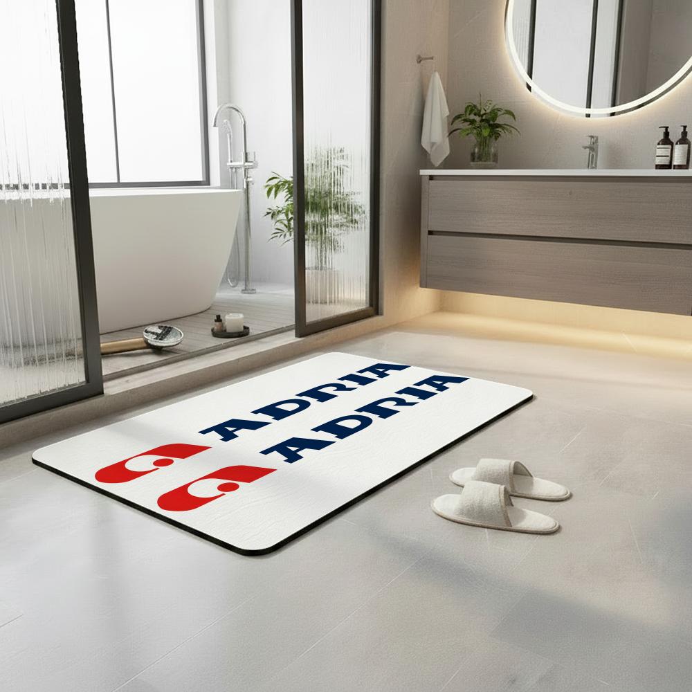 A-アドリア フロアマット 珪藻土バスマット、速乾、吸水性、 - Quick Dry Diatomite Bath Mat のレビューと価格