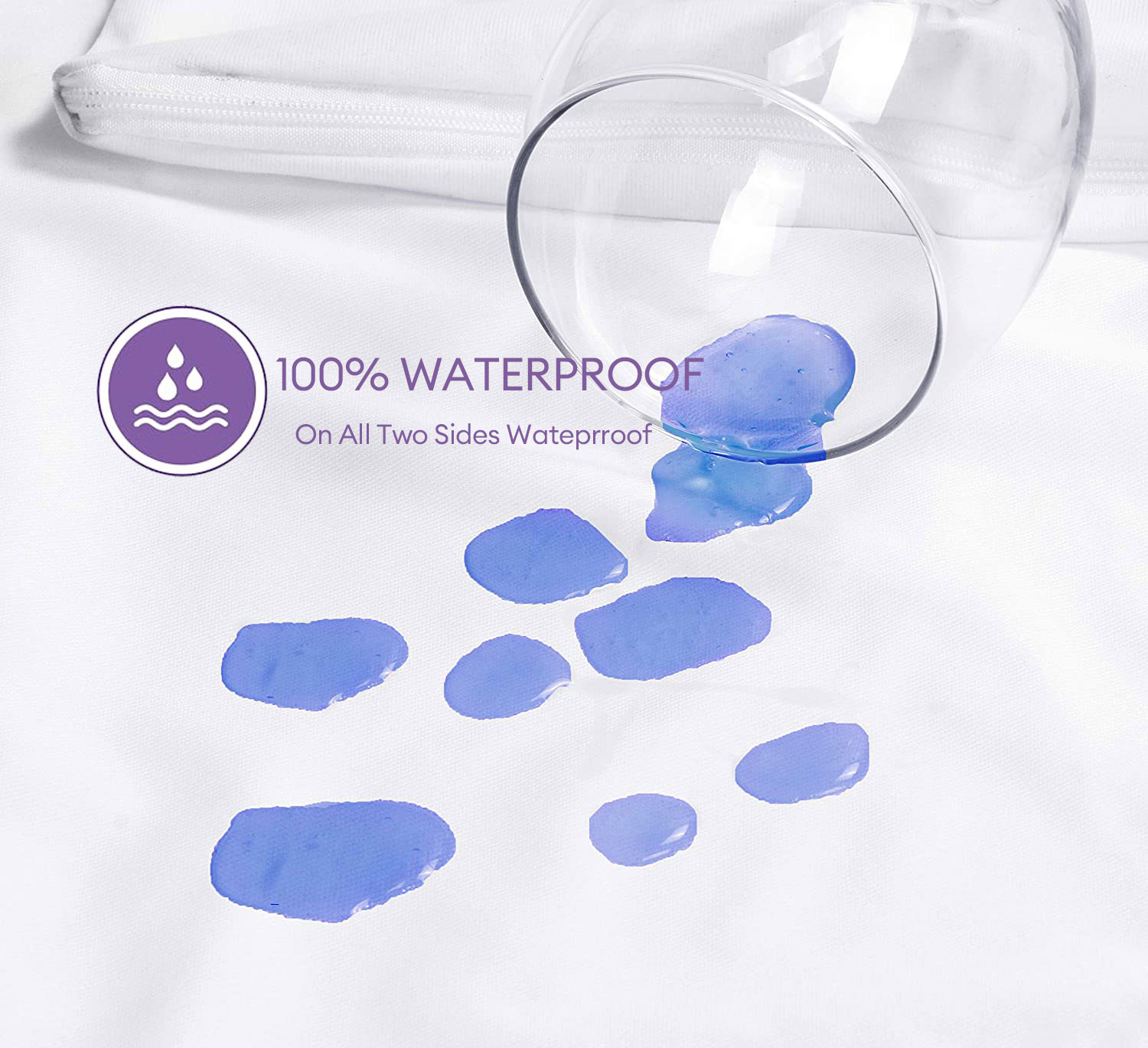 ベビーベッド用マットレスプロテクター 1枚 防水・防ダニ・洗 - Waterproof Mattress Protector Breathable のレビューと価格
