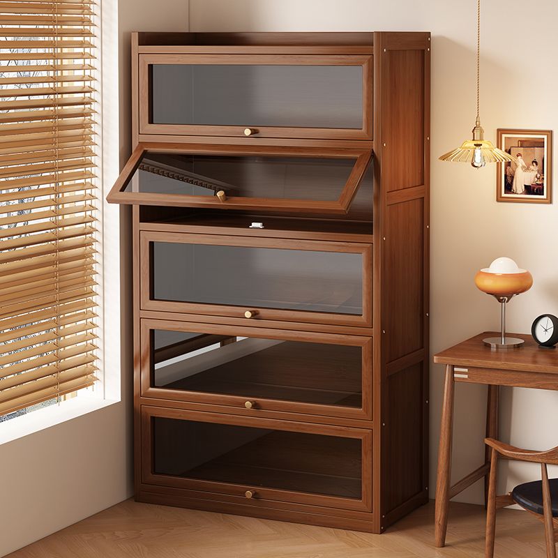 多機能竹製本棚、大容量、木製、収納キャビネット、ディスプレイ - Storage & Organization のレビューと価格