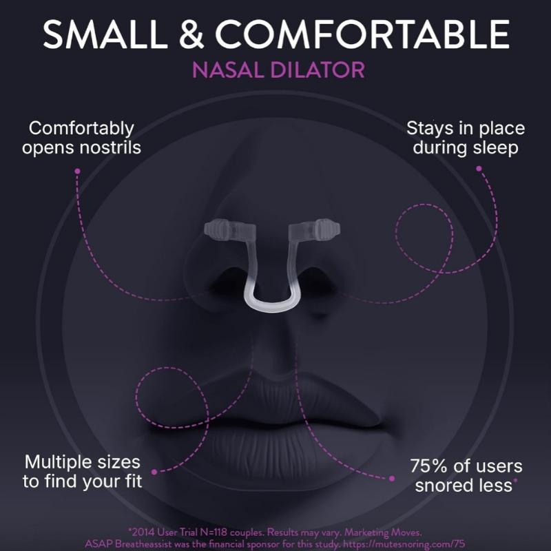 【3サイズ展開のシリコン製、いびき防止鼻クリップ。伸縮性があ - Anti Snore Contour Pillow のレビューと価格