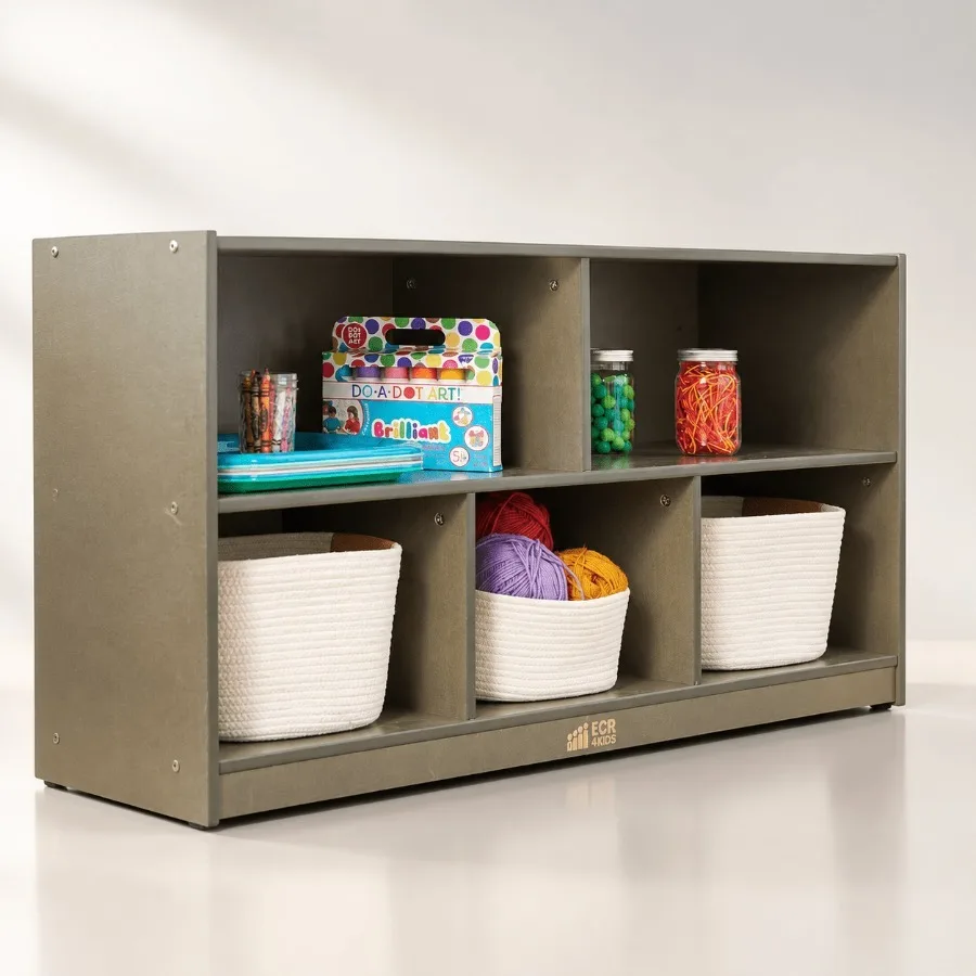 幼児用および教室用家具として使える、5つの仕切りが付いた移動 - Storage & Organization のレビューと価格