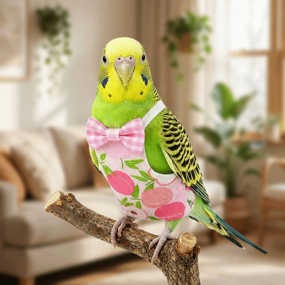 調節可能なペット用インコのおむつ、通気性のある蝶ネクタイ付き - Bedding のレビューと価格