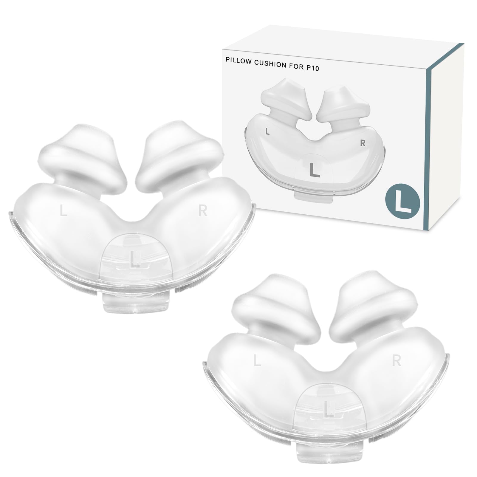 2個入り P10 鼻枕 AirFit P10 交換用クッショ - Anti Snore Contour Pillow のレビューと価格