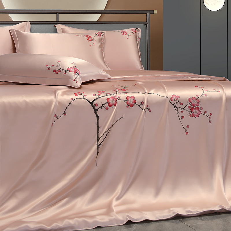 ミュベリーシルクの花の寝具セット,柔らかな掛け布団カバー,枕 - Aesthetic Floral Duvet Cover のレビューと価格